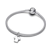 Charm Pandora Donna Engravable in Argento Cubic Zirconia 794708C01 - 794708C01